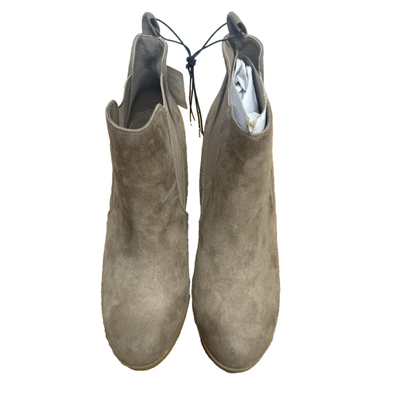 Womens Fall Wedge Heel Boots Chelsea Porchini Booties a.n.a Milden Sz 10 NEW - Picture 7 of 8